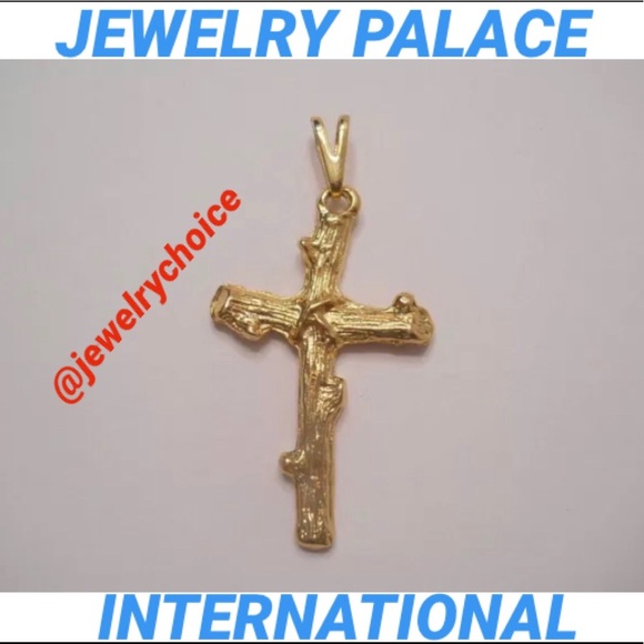 🆕14K Gold Filled Beautiful Bamboo Cross. - Picture 4 of 10